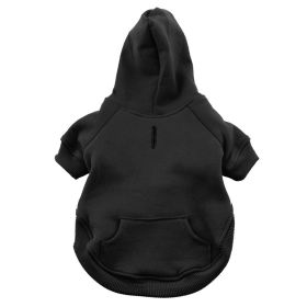 Flex-Fit Dog Hoodie (Color: Black, size: 3X-Large)